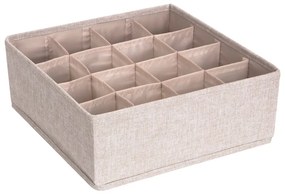 Organizzatore per cassetti beige con 16 scomparti Cassetto - Bigso Box of Sweden