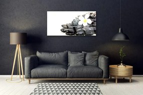 Quadro acrilico Fiori Pietre Art 100x50 cm