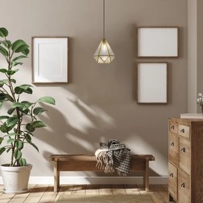 Rabalux 72245 - Lampadario a sospensione con filo NORAH 1xE14/40W/230V oro