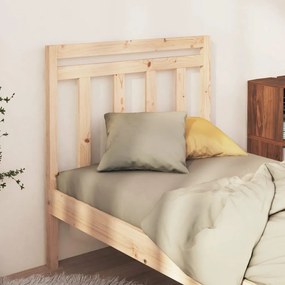 Testiera Per Letto 106x4x100 Cm İn Legno Massello Di Pino /
