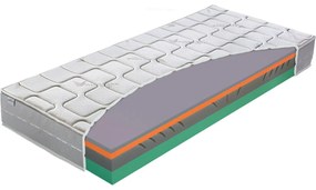 Materasso bifacciale in schiuma dura/media 90x200 cm Aloe Comfort - Materasso