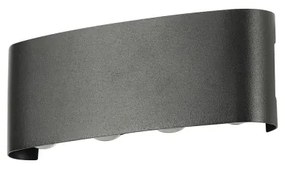 Brilagi - Applique da parete LED per esterni FLAREBOX LED/8W/230V nero IP65