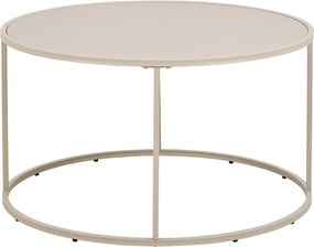 Tavolino da salotto rotondo grigio in acciaio ø 80 cm Seaford – Actona