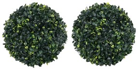 Sfere Di Bosso Artificiale 2 Pz 45 Cm /