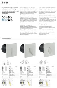 Redo 91195 - Luce orientativa da esterno LED BAST LED/2,5W/230V IP65 grigia