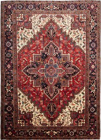 Heriz Tappeto persiano 280x210 Rosso (Iran) Annodato A Mano
