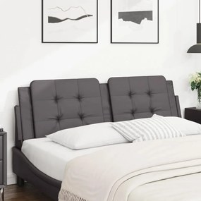 Cuscino Testiera Grigio 160 Cm İn Similpelle /