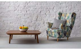 Tavolino in legno di frassino, 110 x 110 cm Contrast Tetra - Ragaba