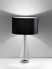 Selene illuminazione Costa Rica 1-light table lamp 2810/L Trasparente Nero