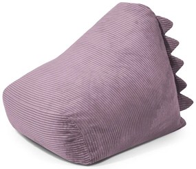 Pouf a sacco per bambini viola con rivestimento in velluto a coste Snug 80 Dragon – SLOWDOWN
