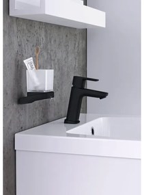 Ravak X070150 - Miscelatore monocomando per lavabo FREE 17,2 cm nero