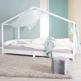 Letto bianco per bambini 90x200 cm Montessori - Roba