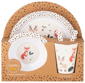 Set da pranzo per bambini 5 pezzi Woodland - Ladelle