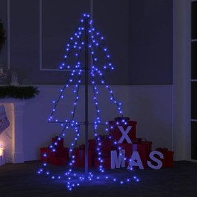 Albero di Natale a Cono con LED per Interni Esterni, Albero di Natale a Cono 160 LED per Interni Esterni 78x120 cm IV