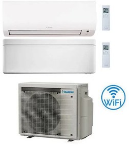 Daikin - Climatizzatore garanzia italia Comfora wifi incluso + Stylish Wifi Dual Split Inverter 7000 + 9000 btu con u.e. 2MXM40A9 Classe a+++/a++