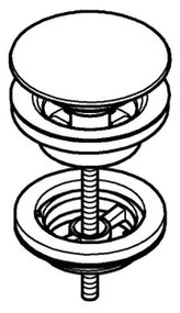 GROHE 65807DL0 - Set di scarico ESSENCE in bronzo