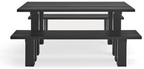 Tavolo da pranzo con piano in legno di pino 100x180 cm Banda - Teulat