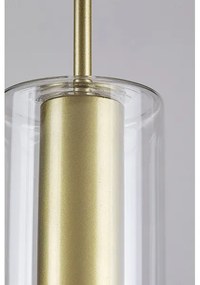 Rabalux 72050 - Lampadario a sospensione con filo ESTA 1xE27/40W/230V limpido/oro