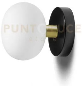 Mose lampada da parete o soffitto struttura nera particolari bronzo...