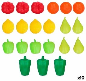 Set di Alimenti giocattolo Colorbaby 21 Pezzi (10 Unità)