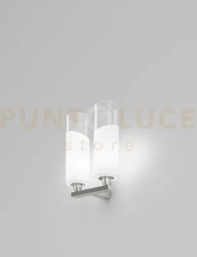 Lio applique a parete l2p cristallo bianco nickel satinato 2 luci a...