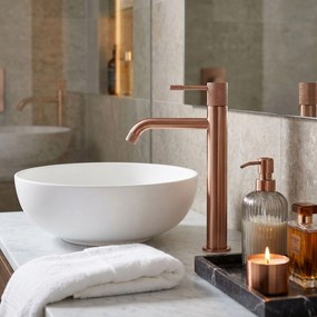 Rubinetto da lavabo Rea Venti Brush Copper High
