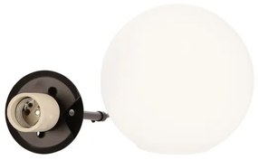 Lampadario a sospensione con filo POMPEI 3xE27/40W/230V nero