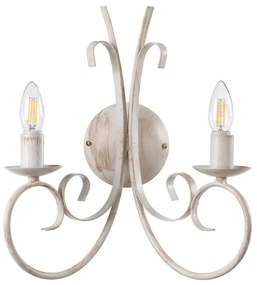 ONLI - Applique POMPEI 2xE14/6W/230V color crema