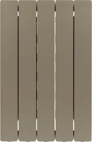 Termosifone in alluminio 5 elementi interasse 600 mm PRODIGE MODERN bronze