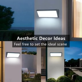 Brilagi - Applique LED da esterno TRIANGLE LED/42W/230V antracite IP65