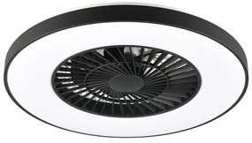 Plafoniera LED nera opaca Halmstad – Trio