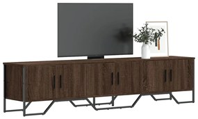 Mobile Porta Tv Rovere Marrone 180x34x41cm İn Legno Multistrato /