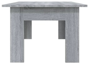 Tavolino da Salotto Grigio Sonoma 100x60x42cm Legno Multistrato