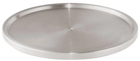 WENKO 2334100 - Vassoio in acciaio inossidabile 26,5x1,5 cm, inox/argento