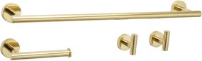 Set accessori da bagno Ari Gold 4 pezzi
