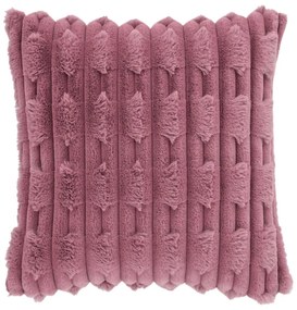 Cuscino decorativo in micropile 50x50 cm Carved Fur – Bianca