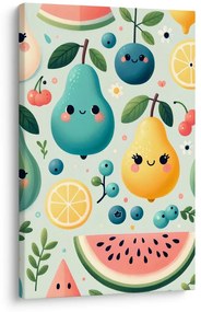 Quadro su tela – Frutta colorata per bambini