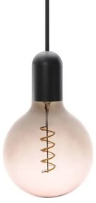 Lampadina LED FILAMENT SPIRAL G125 E27/4W/230V 2000K grigio/rosa