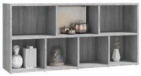 Libreria grigio sonoma 50x25x106 cm