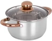 Pentola 18 cm acciaio inox Meravigliosa con coperchio