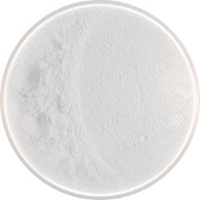 Plafoniera LED 14.5W Tonda Ø450mm Luna Crescente in Gesso