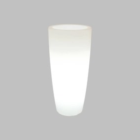 Vaso Illuminabile Tondo Ø33 H90cm E27 Colore Bianco