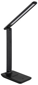 Globo 58439SA - Lampada da tavolo LED ricaricabile BRIGHTON con dimmer a sfioramento LED/4W/5V 1800 mAh nera
