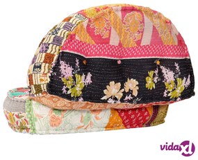 vidaXL Pouf 100x20 cm in Tessuto Patchwork