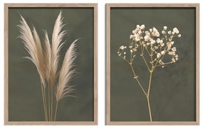 Set di dipinti 2 pz 30x40 cm Boho – Styler