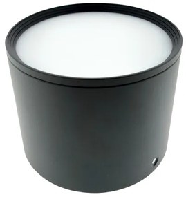 Faretto LED 10 W, 230 V, 3000/4000/6400 K, Ø 12 cm, nero