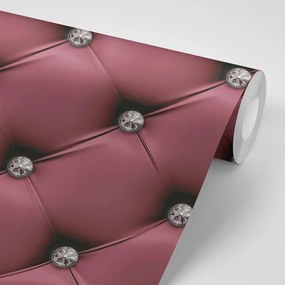 Carta da parati – Eleganza pelle in bordeaux