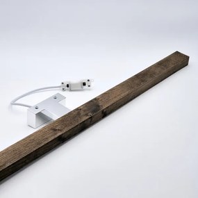 Brilagi-Illuminazione a LED per specchi da bagno WOODY MIRROR LED/15W/230V IP44 quercia/cromo