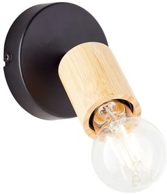 Brilliant - Faretto da parete TIFFANY 1xE27/28W/230V bambù