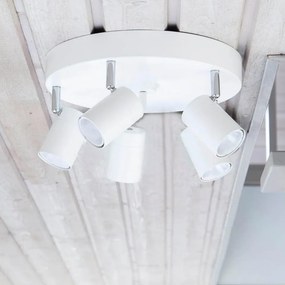ByRydens 4200730-5002 - Faretto da soffitto CORRECT 5xGU10/7W/230V bianco